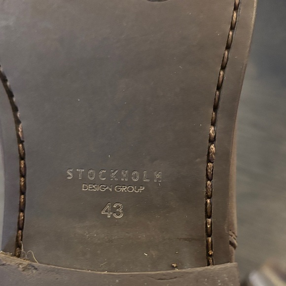Stockholm Men's Brown Leather Boots 43 - Picture 3 of 6